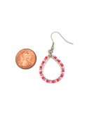 Bead & Wire Teardrop Earrings
